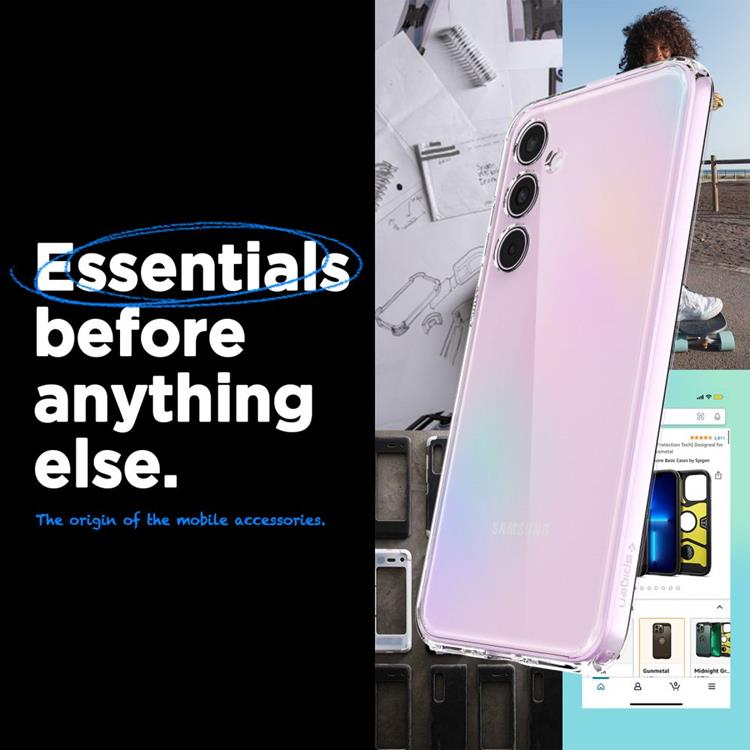 Spigen Spigen Galaxy A35 5G Mobilskal Ultra Hybrid - Crystal Clear