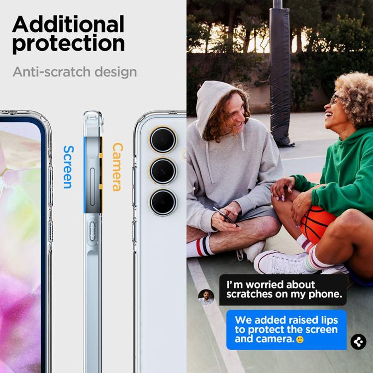 Spigen Spigen Galaxy A35 5G Mobilskal Ultra Hybrid - Crystal Clear