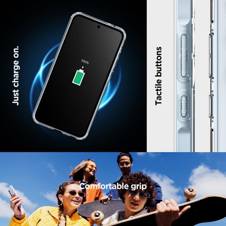 Spigen Spigen Galaxy A35 5G Mobilskal Ultra Hybrid - Crystal Clear