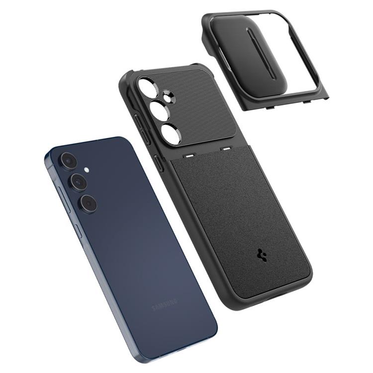 Spigen Spigen Mobilskal till Galaxy A55 5G Optik Armor - Svart