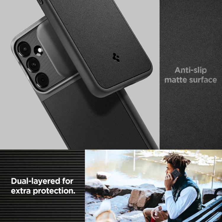 Spigen Spigen Mobilskal till Galaxy A55 5G Optik Armor - Svart