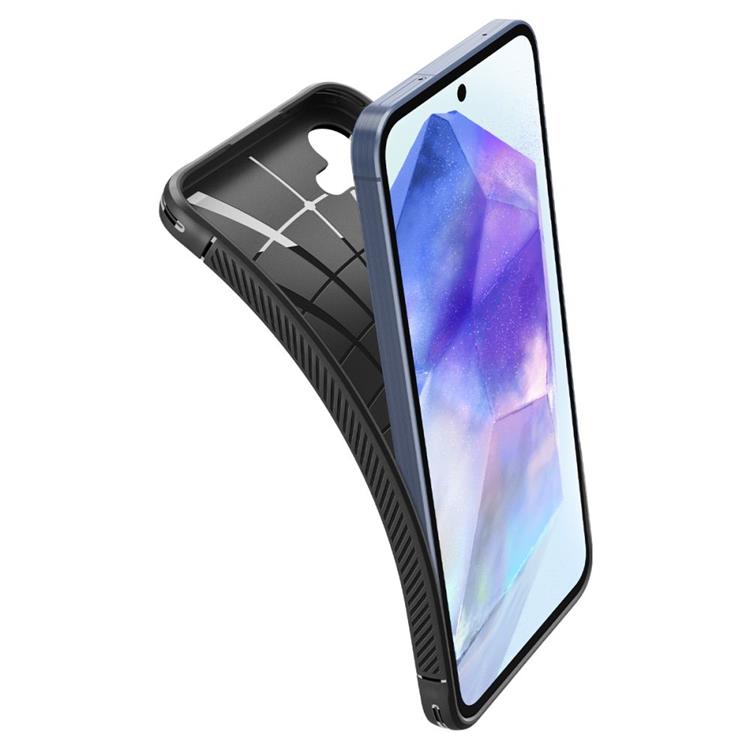 Spigen Spigen Galaxy A55 5G Mobilskal Rugged Armor - Svart