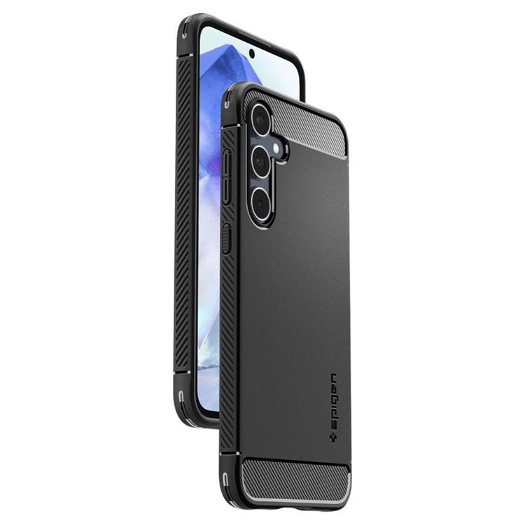 Spigen Spigen Galaxy A55 5G Mobilskal Rugged Armor - Svart