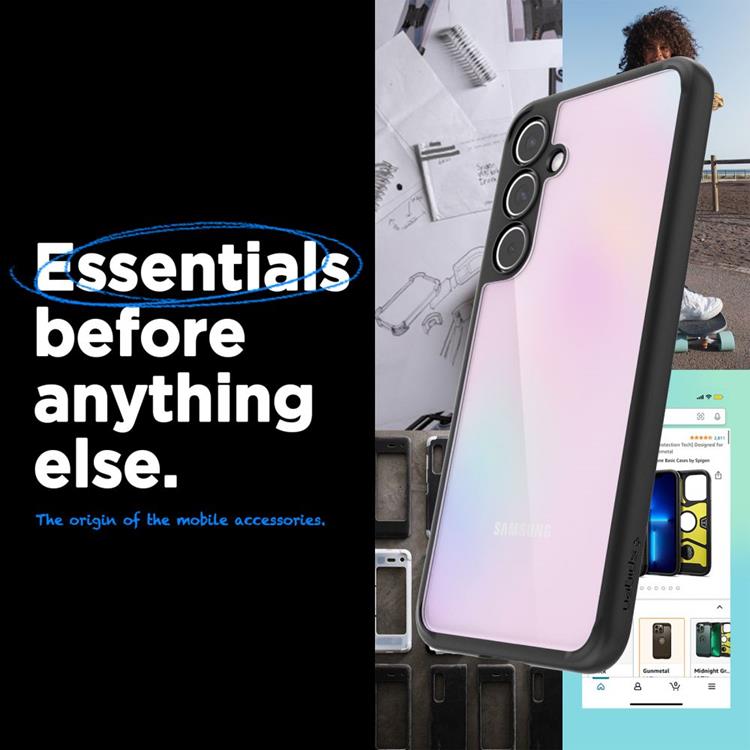 Spigen Spigen Mobilskal till Galaxy A55 5G Ultra Hybrid - Matte Svart