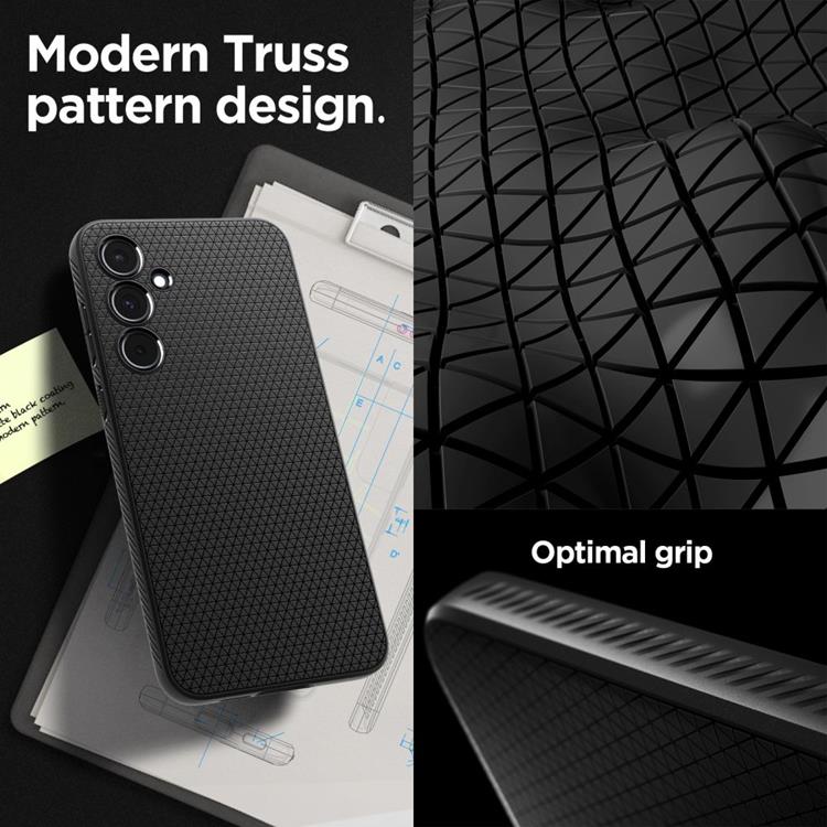 Spigen Spigen Galaxy A55 5G Mobilskal Liquid Air - Svart