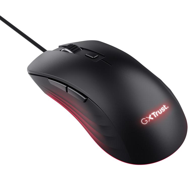 Trust TRUST Gamingmus Ybar+ GXT 924 - Svart
