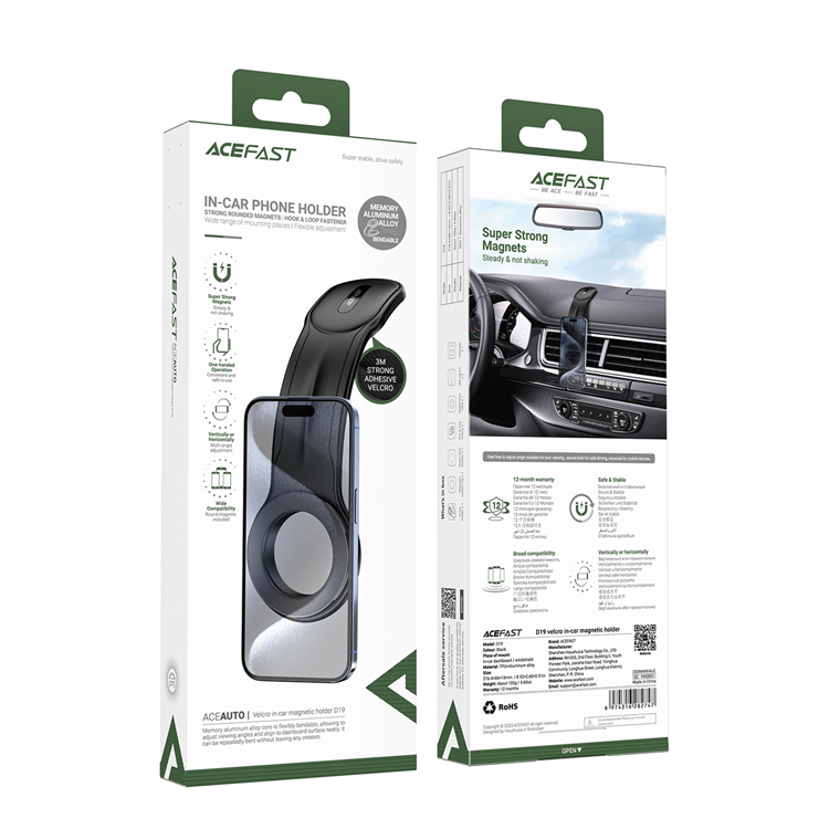 Acefast Acefast Bilhållare För Cockpit - Svart