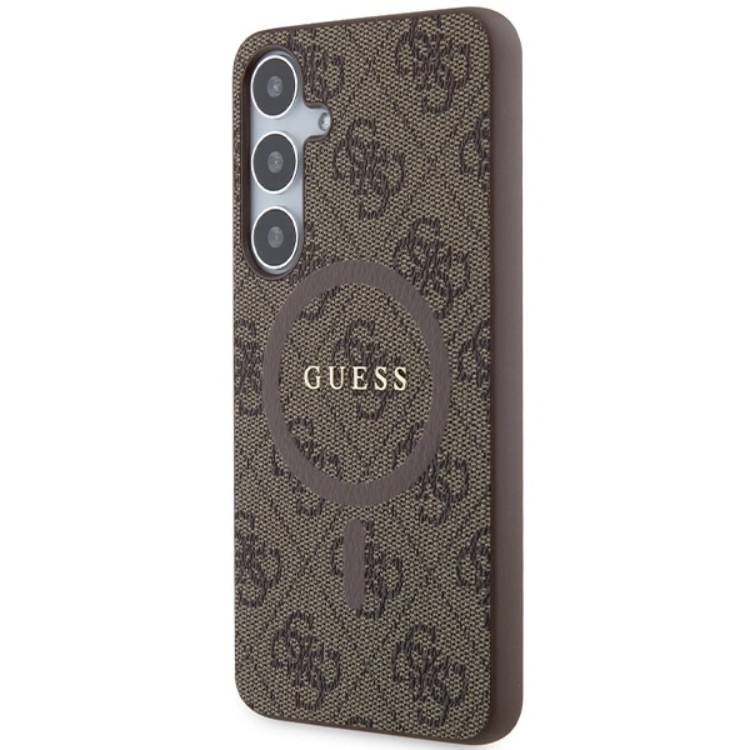 Guess Guess Mobilskal till Galaxy S24 Plus Magsafe Collection - Brun