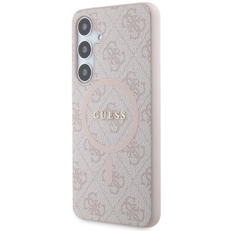Guess Guess Mobilskal till Galaxy S24 Magsafe Collection - Rosa