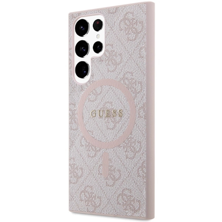 Guess Guess Mobilskal till Galaxy S24 Ultra Magsafe Collection - Rosa