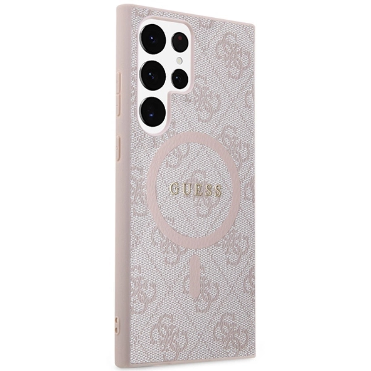 Guess Guess Mobilskal till Galaxy S24 Ultra Magsafe Collection - Rosa