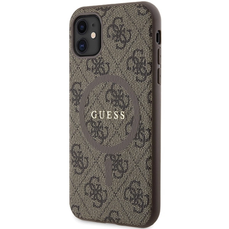Guess Guess Mobilskal till iPhone 11/XR Magsafe Collection - Brun