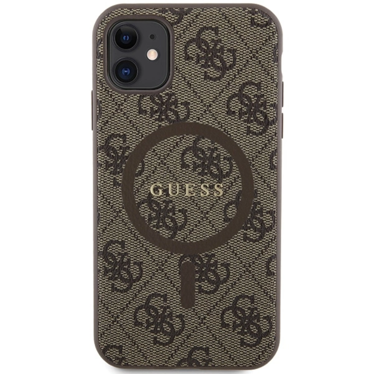 Guess Guess Mobilskal till iPhone 11/XR Magsafe Collection - Brun
