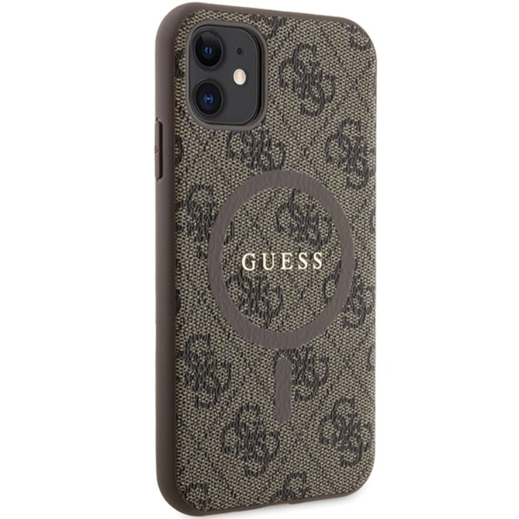 Guess Guess Mobilskal till iPhone 11/XR Magsafe Collection - Brun