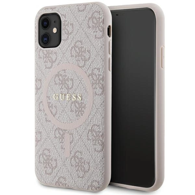 Guess Guess Mobilskal till iPhone 11/XR Magsafe Collection - Rosa