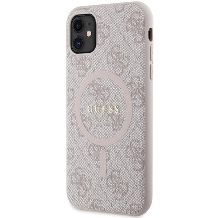 Guess Guess Mobilskal till iPhone 11/XR Magsafe Collection - Rosa