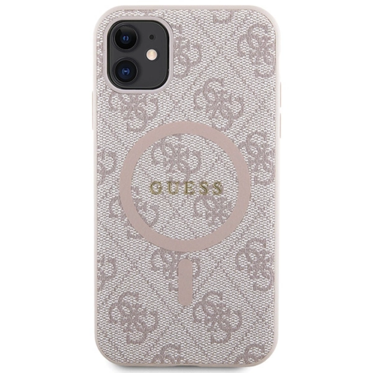 Guess Guess Mobilskal till iPhone 11/XR Magsafe Collection - Rosa