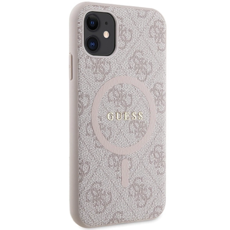 Guess Guess Mobilskal till iPhone 11/XR Magsafe Collection - Rosa