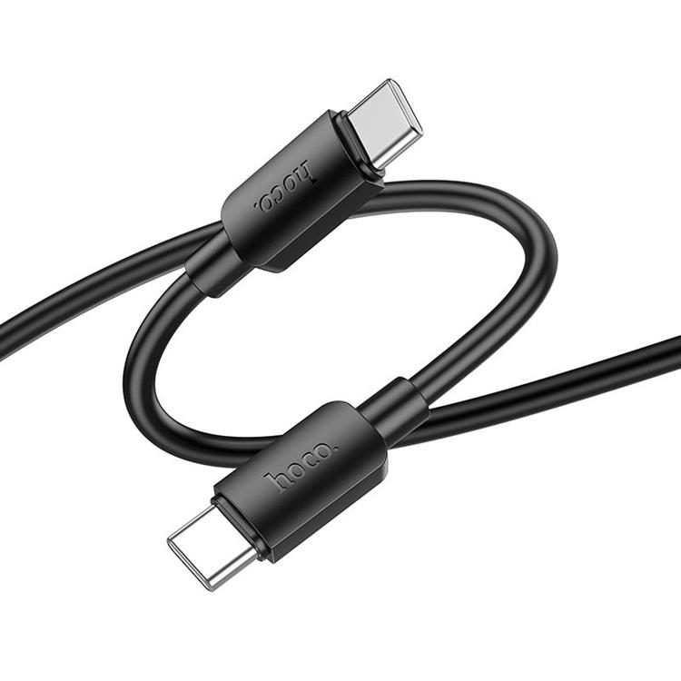 Hoco Hoco USB-C till USB-C kabel 1m 60W - Svart