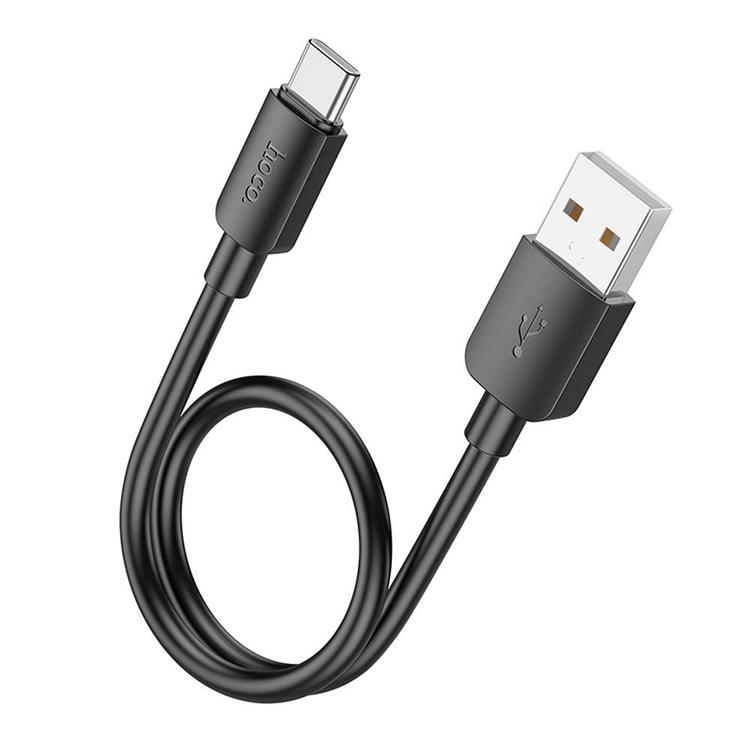 Hoco Hoco USB-C till USB-A kabel 0.25m 27W - Svart