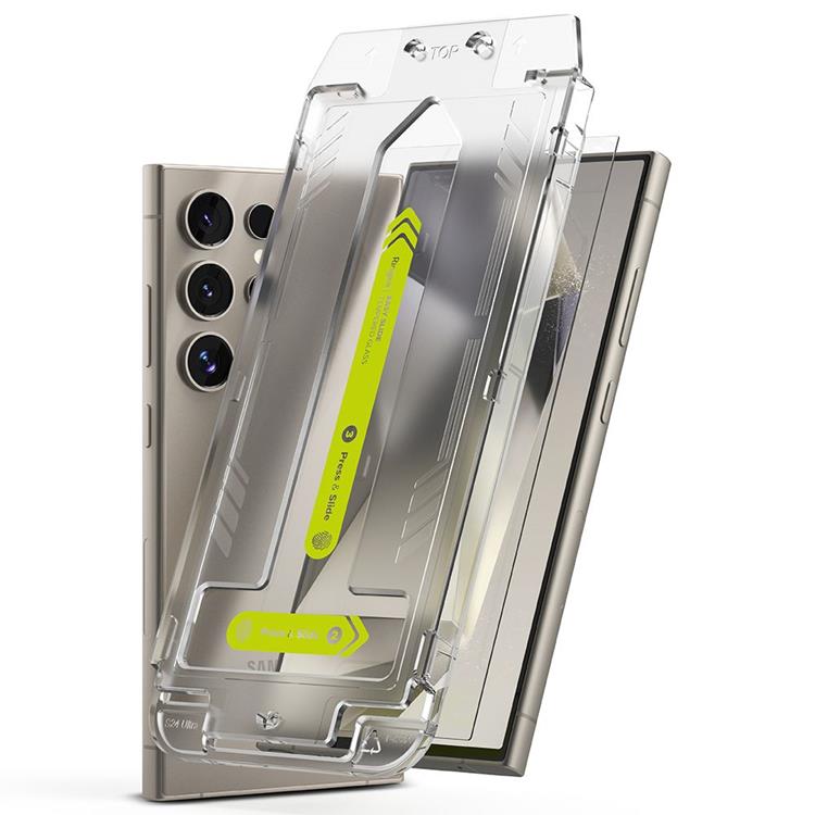 Ringke [2-Pack] Ringke Galaxy S24 Ultra Härdat Glas Skärmskydd Easy Slide - Clear