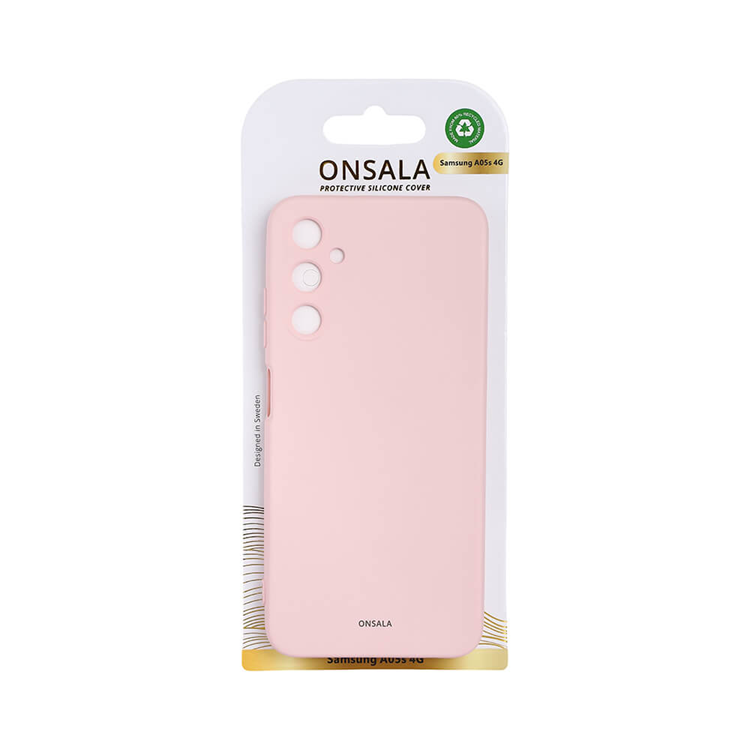Onsala Onsala Mobilskal till Galaxy A05s 4G Silikonkänsla - Rosa