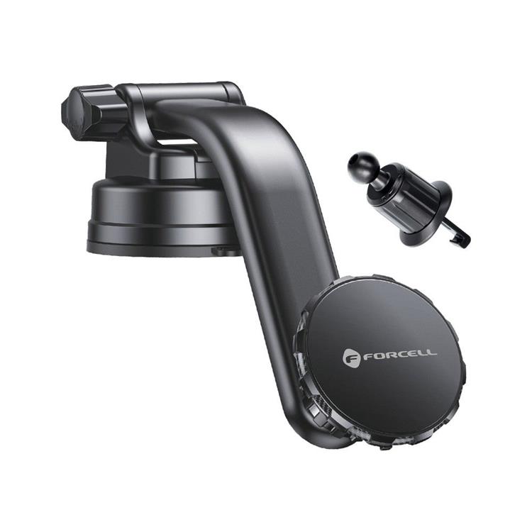Forcell Forcell Bilhållare Magnetic F-Grip MagLuxe - Svart