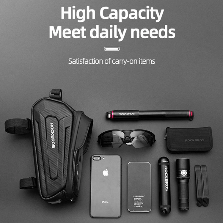 Rockbros Rockbros Cykelväska Armored Med Mobilskal B68-1 - Svart