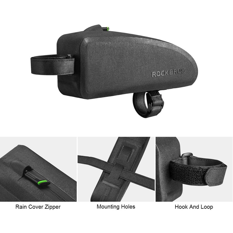 Rockbros Rockbros Cykelväska Vattentät För Ram AS-019-1 - Svart