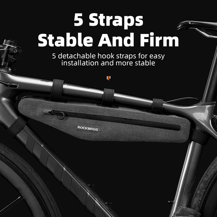 Rockbros Rockbros Cykelväska Vattentät För Ram AS-052 - Grå