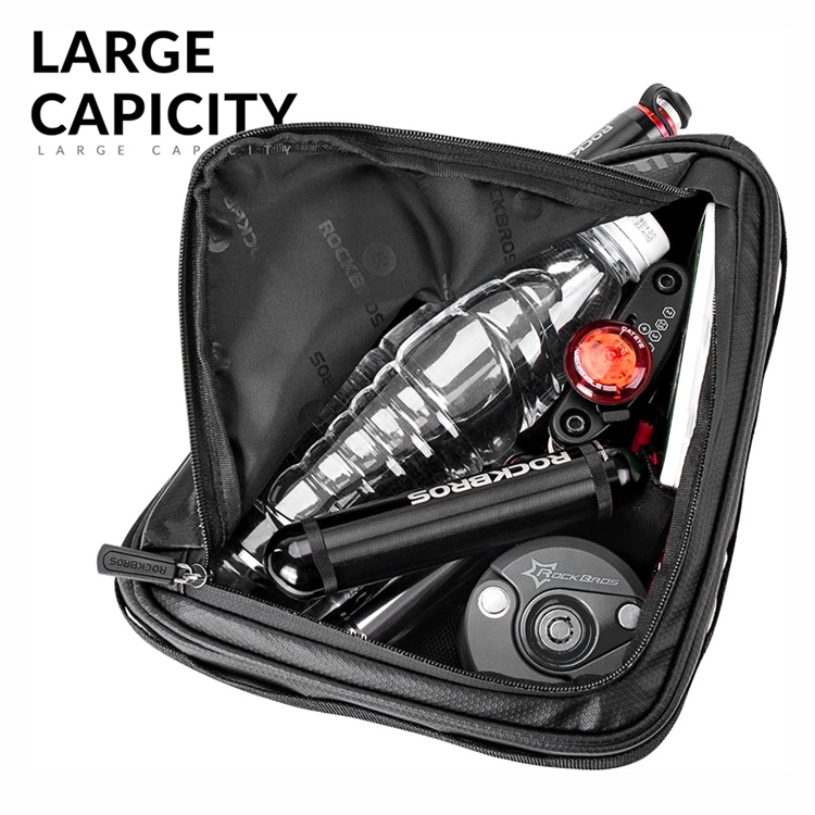 Rockbros Rockbros Cykelväska Vattentät För Ram B39-2 - Svart