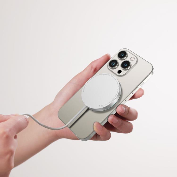 Tech-Protect Tech-Protect Trådlös Laddare Magsafe Magnetic - Silver