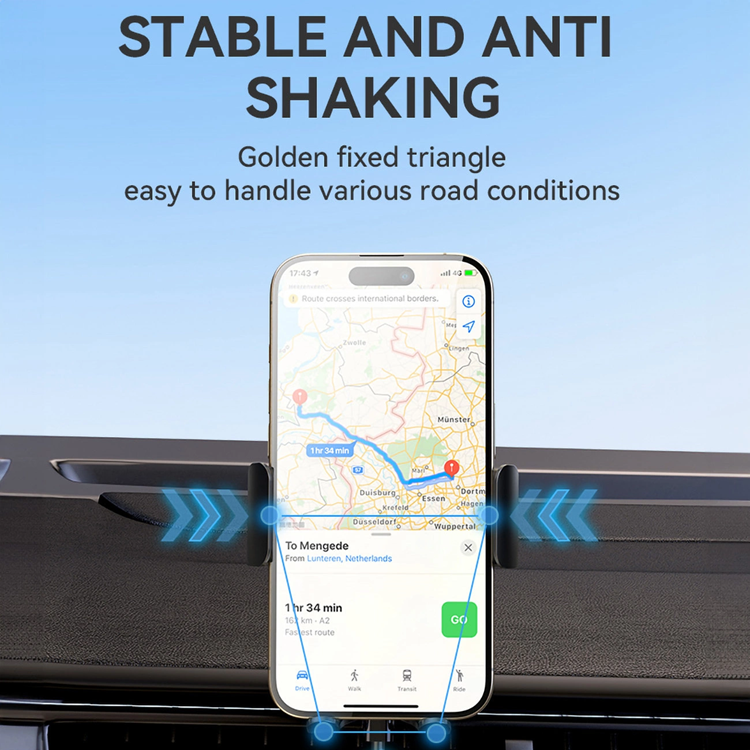 Wozinsky Wozinsky Billhållare Med Billadare Wumid Magentic - Svart