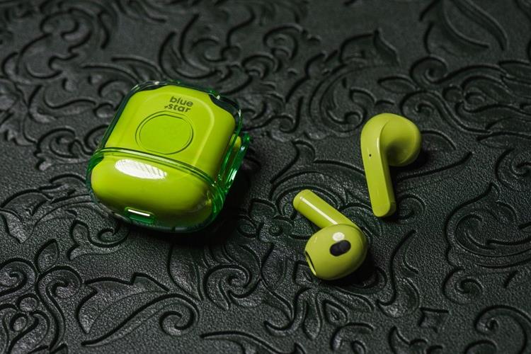 Blue Star Blue Star Trådlösa In-Ear Hörlurar TWS Fi22 - Grön