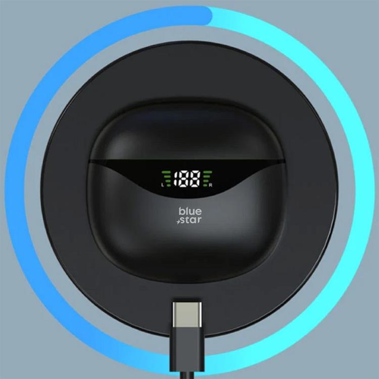 Blue Star Blue Star Trådlösa In-Ear Hörlurar TWS T60 - Svart