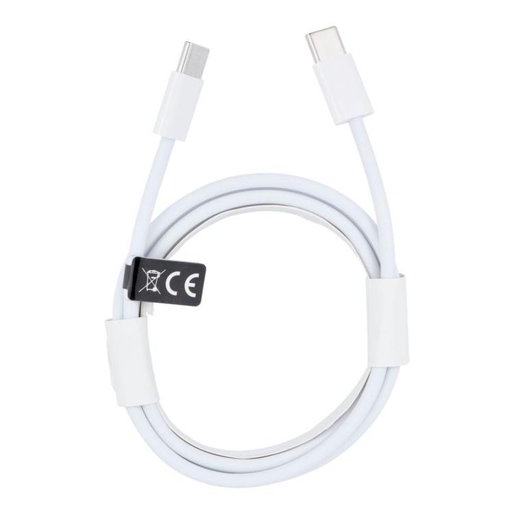 OEM USB-C till USB-C kabel 2m 30W HD26- Vit