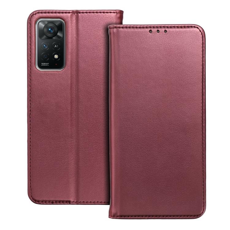 OEM Motorola Moto G54 Plånboksfodral Smart Magneto - Burgundy