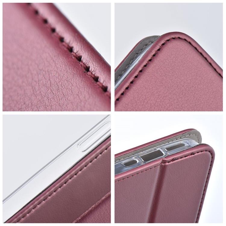 OEM Xiaomi Redmi Note 13 Pro 5G Plånboksfodral Smart Magento - Burgundy