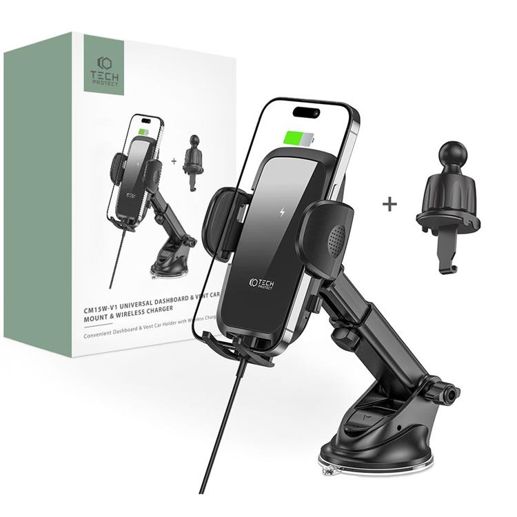 Tech-Protect Tech-Protect Billaddare Och Billhallare - Svart