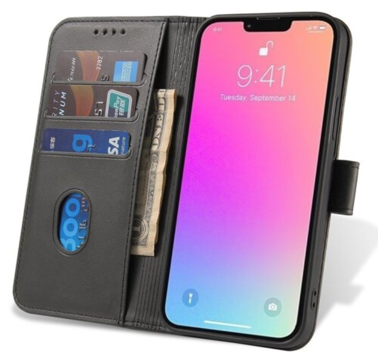 OEM Honor 90 Plånboksfodral Magnet - Svart