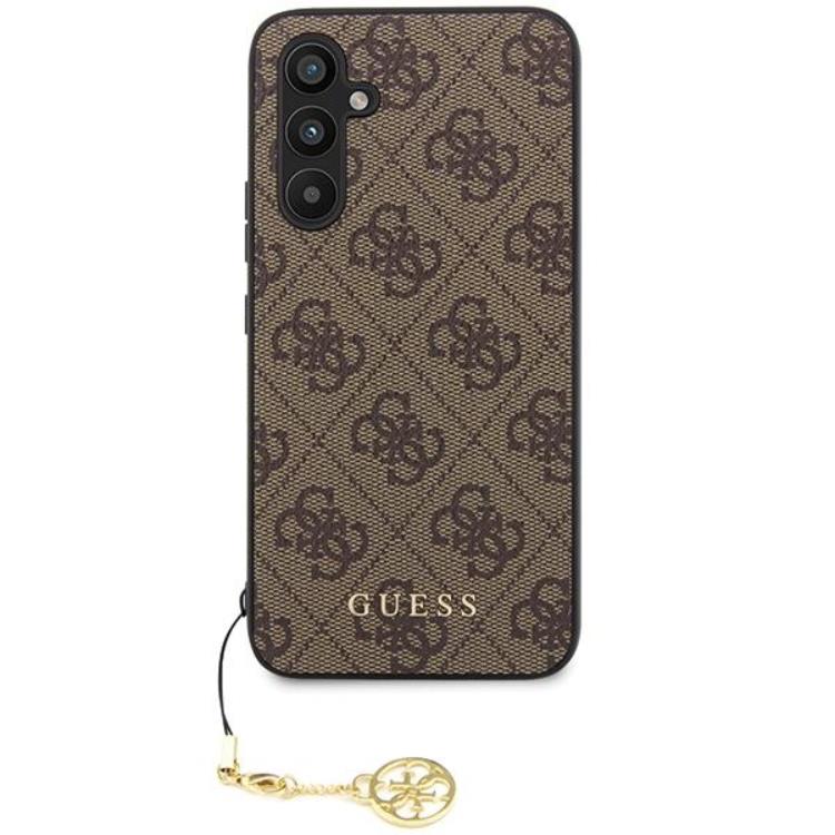 Guess Guess Mobilskal till Galaxy S23 FE Charms Collection - Brun