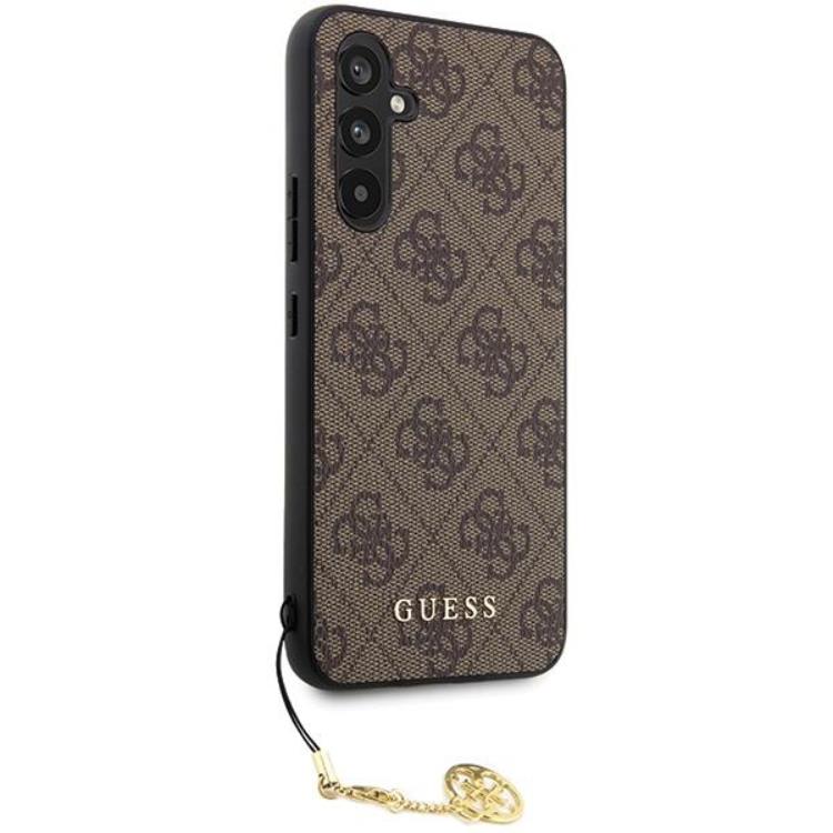 Guess Guess Mobilskal till Galaxy S23 FE Charms Collection - Brun
