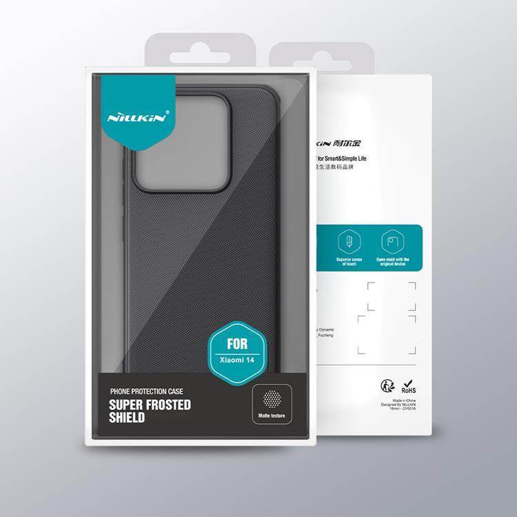 Nillkin Nillkin Mobilskal till Xiaomi 14 Pro Super Frosted Shield Pro - Svart
