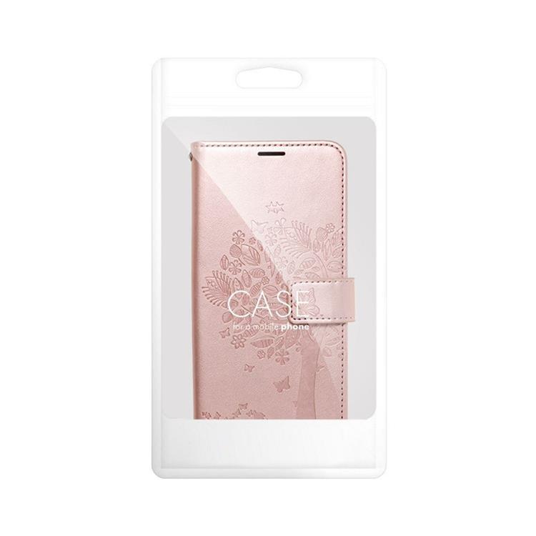 OEM Galaxy A35 5G Plånboksfodral Mezzo Tree - Roseguld