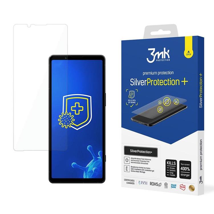 3MK 3MK Sony Xperia 5 V Plastfilm skärmskydd Silver Protection+