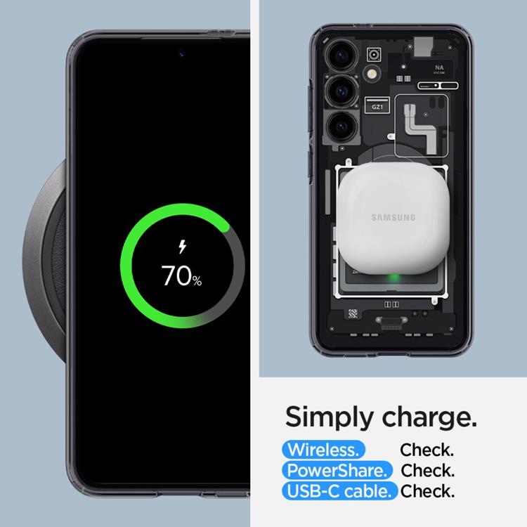 Spigen Spigen Mobilskal till Galaxy S24 Ultra Hybird - Zero One