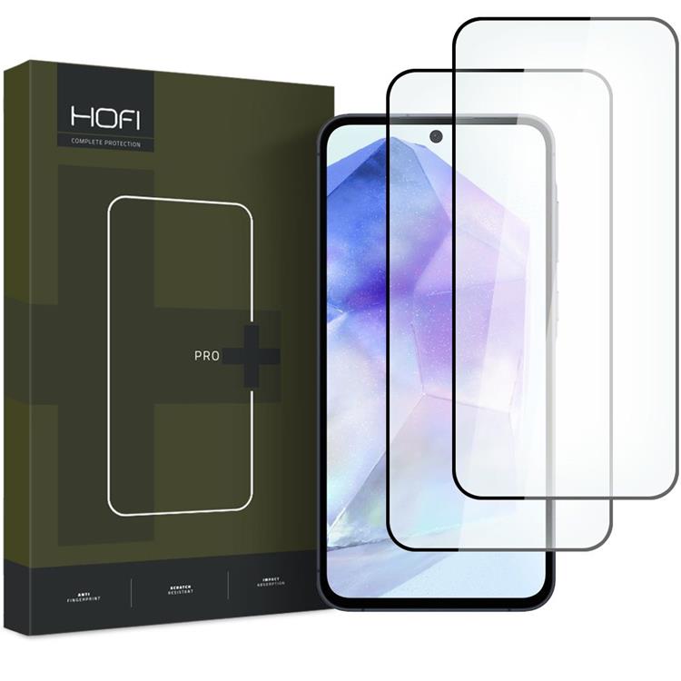 Hofi [2-Pack] Hofi Galaxy A35 5G Härdat Glas Skärmskydd Pro Plus - Svart
