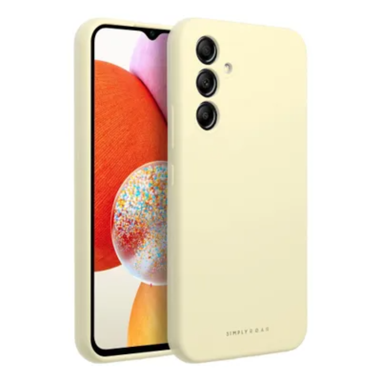 Roar Roar Mobilskal till Samsung Galaxy A14 4G / A14 5G Roar Cloud Skin - Ljusgul
