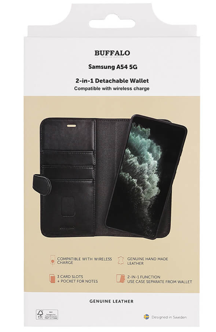 GEAR Gear Samsung Galaxy A54 5G Plånboksfodral 2 in 1 - Svart
