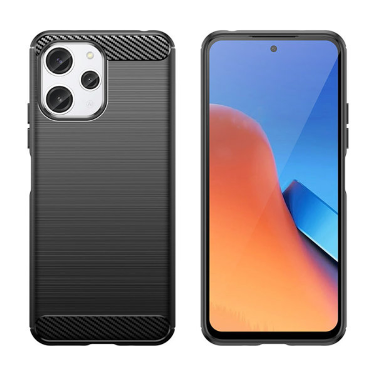 OEM Mobilskal till Xiaomi Redmi 12 Flexible Carbon - Svart